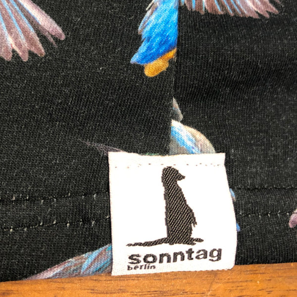 Eisvögel – Shirtkleid aus Biobaumwolle, Textildesign by sonntag berlin!