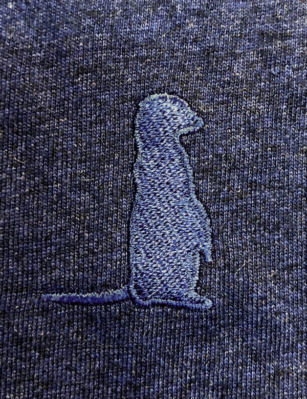 Gesticktes Erdmännchen-Logo | Unisex T-Shirt