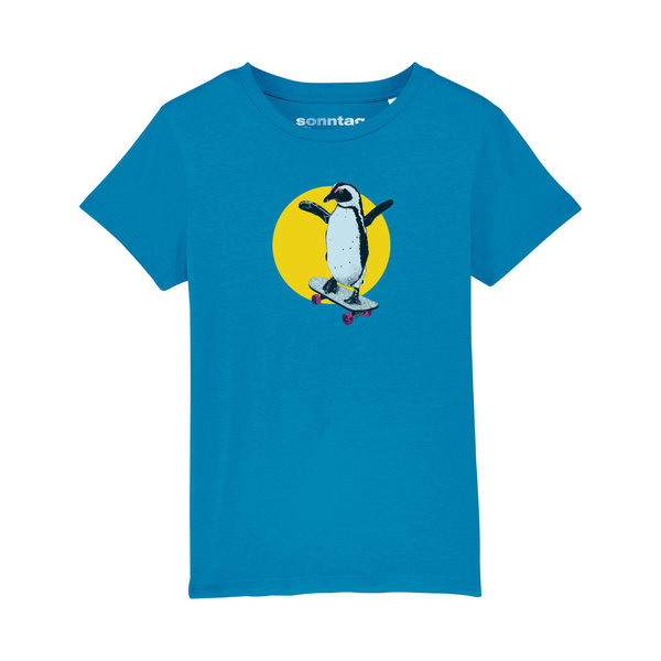 Skating Penguin – T-Shirt für Kinder