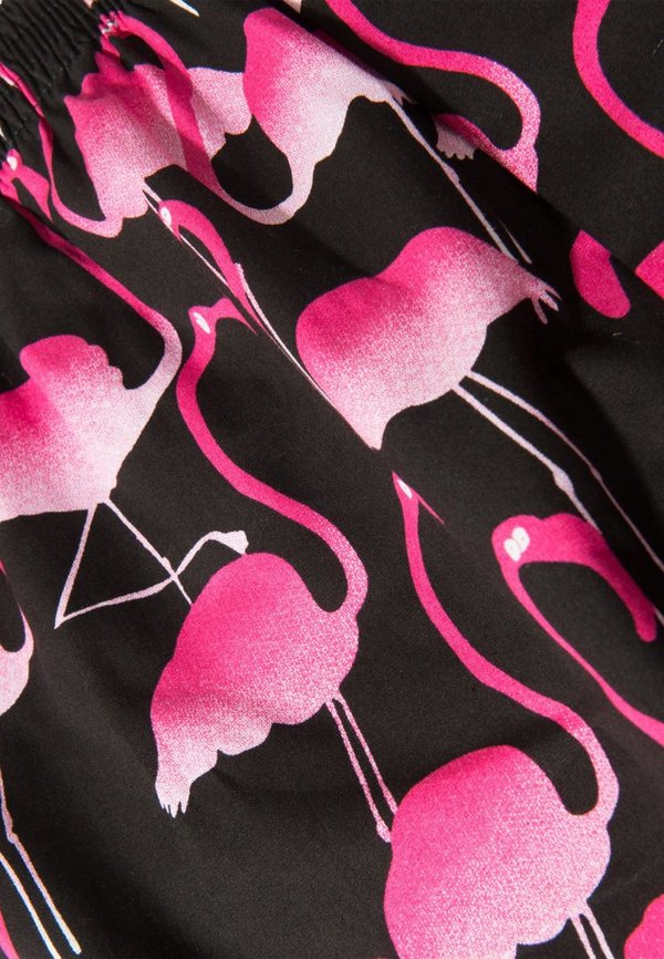 lousy Livin Boxershorts "Flamingos", Schwarz