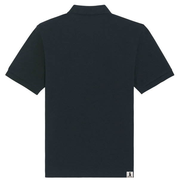 Gesticktes Erdmännchen-Logo | Unisex Polo-Shirt | 2 Farben